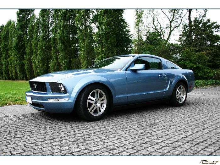 2005 Ford Mustang V6 windviel blue
Klicke auf das Bild, um es in Wallpapergrösse runterzuladen.

Foto: Jen
