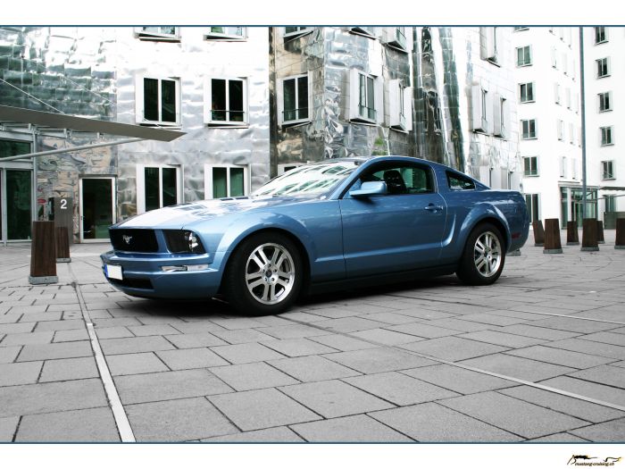 2005 Ford Mustang V6 windveil blue
Klicke auf das Bild, um es in Wallpapergrösse runterzuladen.

Foto: Jen

